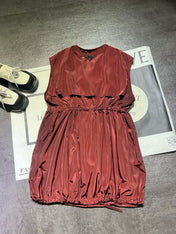 PRADA 26S SLEEVELESS FLARED DRESS 709