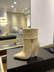 SL NIKI BOOTIES FLAX SUEDE