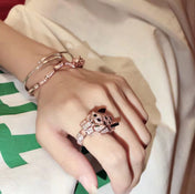 PANTHERE 18.6MM DIAMONDS RING