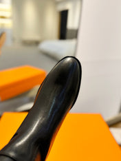 STIVALI JUMPING IN BLACK CALFSKIN